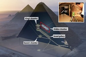 The Great Pyramid of Giza is hiding a secret chamber as big as PLANE, scientists discover