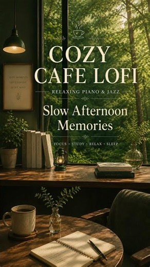 Slow Afternoon Memories - COZY CAFE LOFI ☕🌿 #emotionalmusic #chill #lofimu