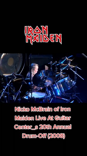 Nicko McBrain en vivo: 20º Drum-Off de Guitar Center