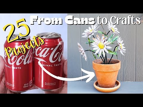 STOP Tossing Empty Cans 25 Brilliant Craft Ideas From Soda Cans
