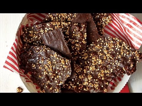 How to Make Chocolate Bark with Caramelized Quinoa | Wow! | Cooking Light