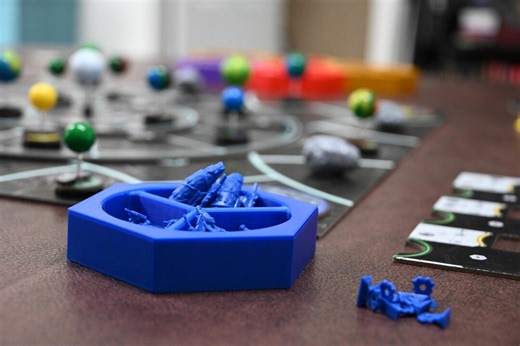 Magnetic Hex Board Game Component Triple Tray - Etsy