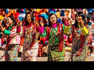 Traditional Bhutanese Dance -Zhungdra Dance |Royal Academy Of Performing Arts-44th Birthday of King