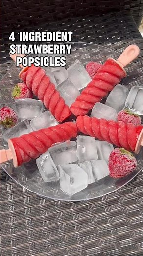 How to make strawberry popsicles