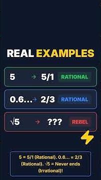 Rational vs Irrational Numbers Explained!
