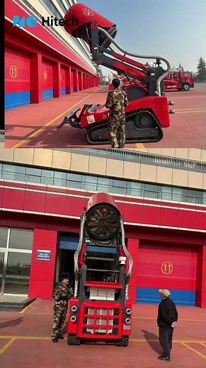 Remote Fire Control, Smoke Exhaust & Fire Extinguishing Robot