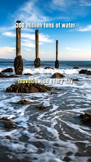 The Moon moves 300 million tons of ocean water every day. Here's the physics behind one of nature's most powerful invisible forces. When you watch tides rise and fall at the beach, you're witnessing gravitational choreography between three celestial bodies: Earth, Moon, and Sun. The Moon, despite being 27 million times less massive than the Sun, exerts more than twice the tidal force on Earth's oceans because tidal strength depends on distance, not just mass. At 239,000 miles away, the Moon's pr