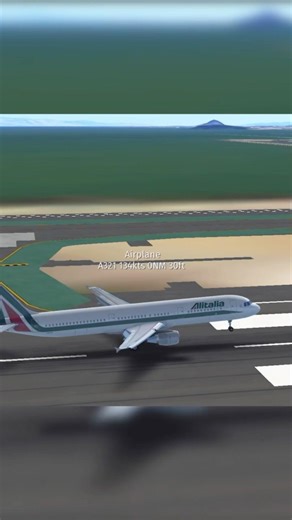 Alitalia A321 hard landing
