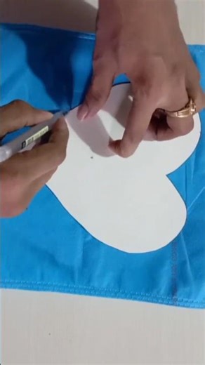 Handmade Heart Pouch for Carry Bag ❤️ | Easy DIY Fabric Craft | Beginner Sewing