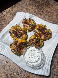 Loaded Smashed Potatoes | Stephen Walker