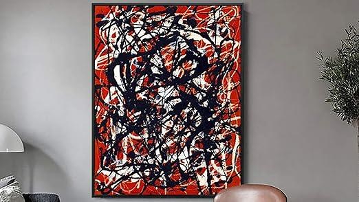 INVIN ART Free Form by Jackson Pollock 