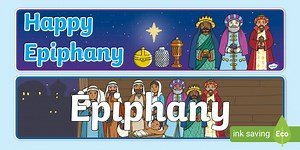 Happy Epiphany Banner