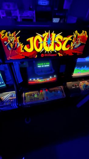 Till Paris on Instagram: "Is Joust an Epic Arcade Game? Joust, released by Williams Electronics in 1982, is a unique and iconic arcade game where players control knights riding ostriches. The objective is to defeat enemy knights by colliding with them while staying higher in flight. Known for its innovative gameplay and cooperative mode, Joust remains a beloved 80s gaming classic. 🕹 ================================== Follow @BrokenArcade for more content like this🔥🔥 👾 👉 I go LIVE every Satu