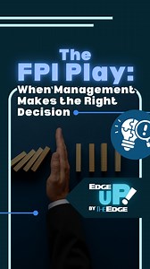 When management makes the right call, the market responds. 📊 FPI went from negative enterprise value to limit-up the moment leadership stepped in. 📈 FPI’s managing director acted during a period of low market confidence — resulting in a RM58M paper gain and a meaningful uplift in shareholder value. Strategic actions matter. 💼✨ 💡This week, EdgeUP explores a case study on how decisive leadership can unlock value in an asset-rich but undervalued company. 🔍 | The Edge Malaysia