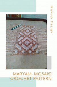 Mosaic Crochet Blanket Pattern: Geometric Afghan, Modern Lap Throw (PDF Download) - Etsy