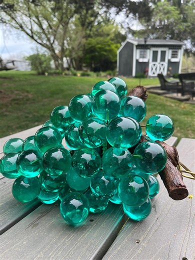 Vintage MCM Lucite Grapes Swag Lamp - Etsy