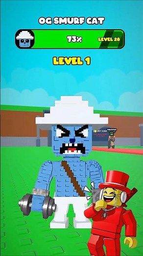 BRAINROT LEVEL-UP: Smurf Cat 🍄🐱