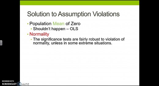 Violating Regression Assumptions