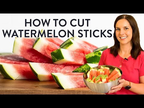 How to Cut Watermelon Sticks