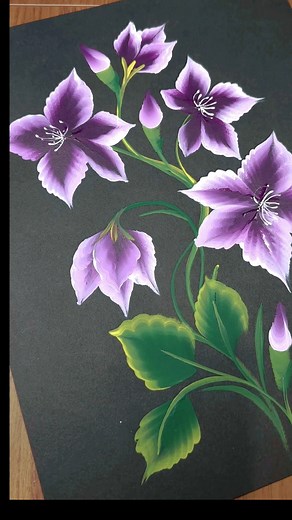 Discover the elegance of nature with our mesmerizing floral art on a striking black background. Watch as vivid colors and delicate details come to life, creating a stunning contrast that captivates the senses. 🌸✨ #FloralArt #ArtOnBlack #FlowerArt #ArtisticExpression #NatureArt #ElegantDesign #BlackBackground #FloralDesign #ColorContrast #VisualArt #CreativeArt #ArtLovers #InstaArt #ArtReel | Varsha Patel