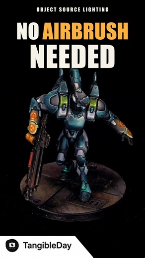 How OSL Actually Works on Miniatures (No Airbrush Needed) #paintingminiatures # #warhammer40k #art