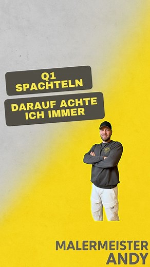 MalermeisterAndy | Profi-Tipps & Fachwissen on Instagram: "Qualitätsstufe 1 – die Basis für jede saubere Oberfläche. Hier geht’s ums Spachteln der Fugen mit Fugendeckstreifen – der erste Schritt für stabile, rissfreie Übergänge bei Gipskartonplatten. 💪 Noch kein Finish, aber die Grundlage muss stimmen! #Spachteln #Gipskarton #Trockenbau #Fugendeckstreifen #Q1 #Qualitätsstufe1 #MalermeisterAndy #Innenausbau #Handwerk #Bauen #Renovieren #WändeSpachteln #Baustelle #Heimwerken #Rigips #Trockenbauwa