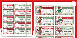 Elf Identity Badges