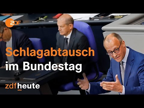 Rede-Duell Merz vs. Scholz: Die Generaldebatte im Bundestag um Haushalt und Ukraine-Krieg