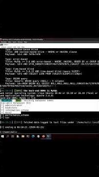 how SQLMap used to identify and automate SQL injection testing on a vulnerable web application