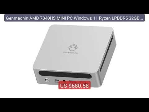 Genmachin AMD 7840HS MINI PC Windows 11 Ryzen LPDDR5 32GB 640... — Amazing Value 2026 | Must Have!