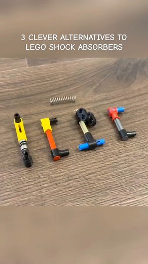 1K views | 3 Clever Alternatives to LEGO Shock Absorbers using old Pen Spring #lego #legotechnic #technic #legotechnicmoc #legofan #legoaddict #legomoc #legoidea #diy | Bricks Master Builders | Facebook