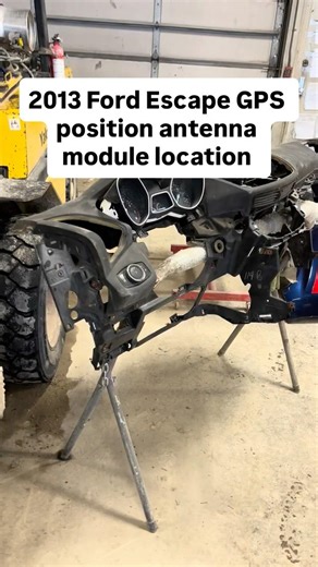 2013 Ford Escape GPS position antenna control module computer part number CJ5T-19H464-CA location