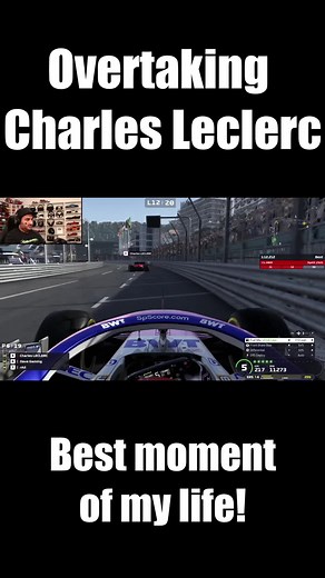 Exciting Overtake Moment: Charles Leclerc in Monaco