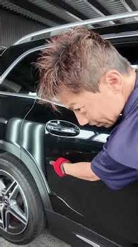Repairing a GLB Door Dent with Paintless Dent Repair