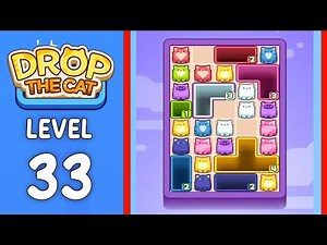 Drop The Cat level 33 solution