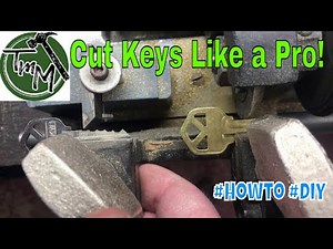 How to cut keys (copy keys) #diy #keycuttingmachine #howto