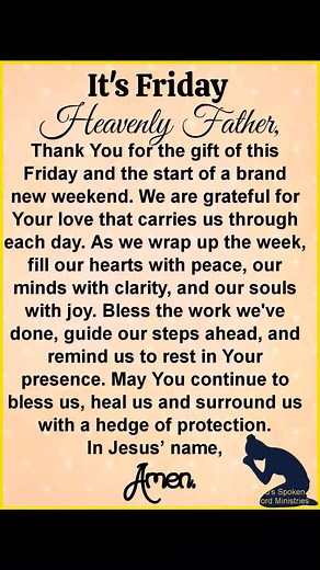 8.2K views · 206 reactions | #friday #prayer | God's Spoken Word Ministries | Facebook