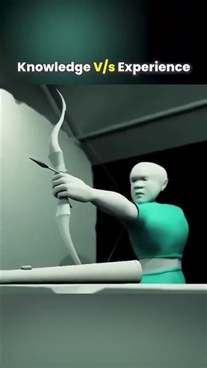 Knowledge vs Experience 💭 | The Real Power Comes From Doing 💪 #Motivation #Shorts