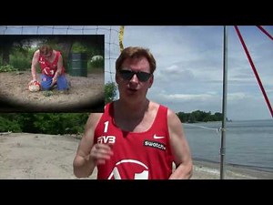 Beach Volleyball - Portable Net System - Safe Setup