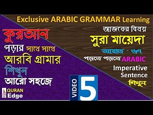 Video-5.. How to understand Quran, Learn Arabic, Arabic Grammar with Quranic Ayats word by word