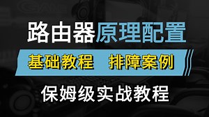 B站最新最适合网络工程师小白学习的企业级路由器原理配置和故障排查教程丨基础教程/实战练习/排错案例
