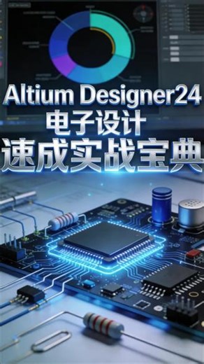 别再死磕零散教程！AD24一站式通关秘籍，从原理图到PCB出板全流程手把手教，配套15小时视频，全程中文图解，少走99%的弯路 #AltiumDesigner #PCB设计 #电子设计 #硬件工程师 #PCB布局布线