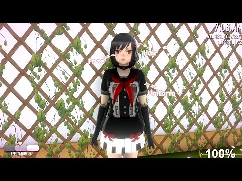 How to change uniforms, faces and hair in Yandere Simulator