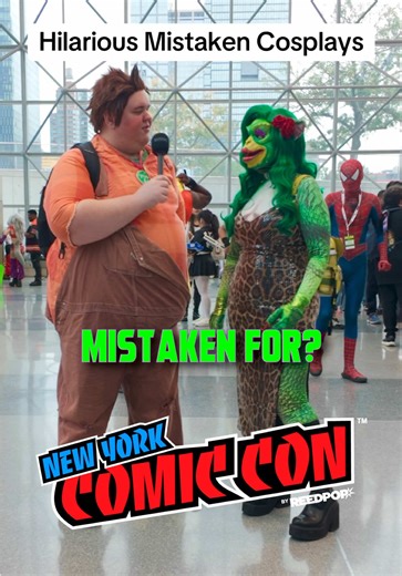 More hilarious mistaken cosplay moments from NYCC! Thank you to all the awesome cosplayers who made this so much fun with these priceless cosplay stories #cosplay #starwars #nintendo