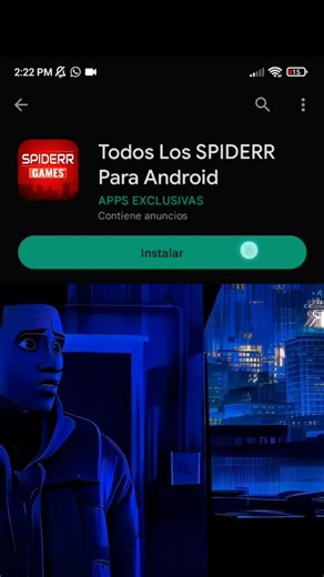 Ya está actualizado!🔥🤙#spiderman #juegos #juegosandroid #fypシ #foryou #parati #viral #joyitasdelaplaystore #playstore #sininternet #spider #spidermanacrossthespiderverse