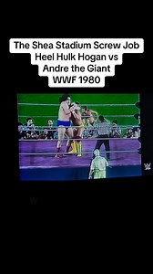 Hulk Hogan vs Andre the Giant from 1980. #wwf #wrestling #80sWrestling #WWE #hulkhogan | BLPRooster