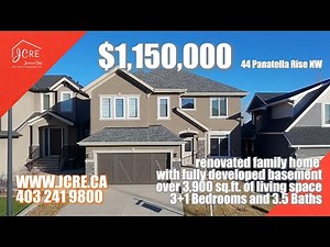 Inside a $1.15M Calgary Dream Home | Backing Walking Path, Steps to Pond in Panatella Estate