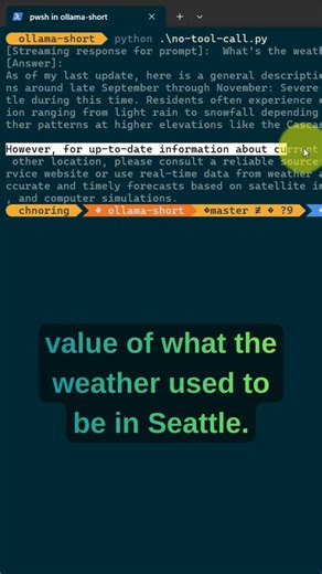 Give your LLM new capabilities with tool calling #ai #ollama #generativeai #programming #python
