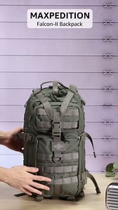 MAXPEDITION Falcon-II Backpack, 23L Tactical Backpack, Survival Pack, Bug Out Bag, MOLLE Go Bag for EDC, 0513