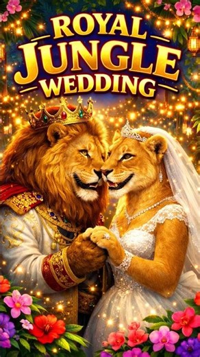 "King of Jungle’s Wedding Day | Lion & Lioness Love Story ❤️"